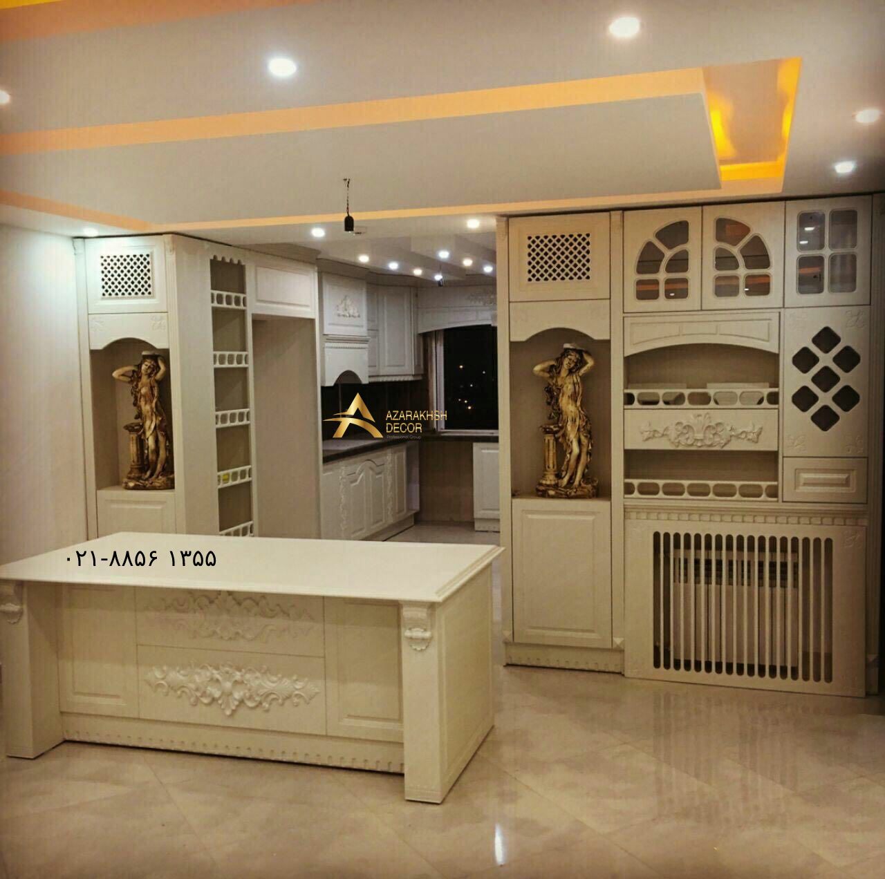 آشپزخانه کلاسیک شیک و زیبا