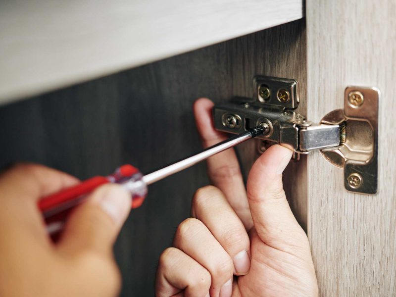 آموزش رگلاژ و تنظیم درب کابینت