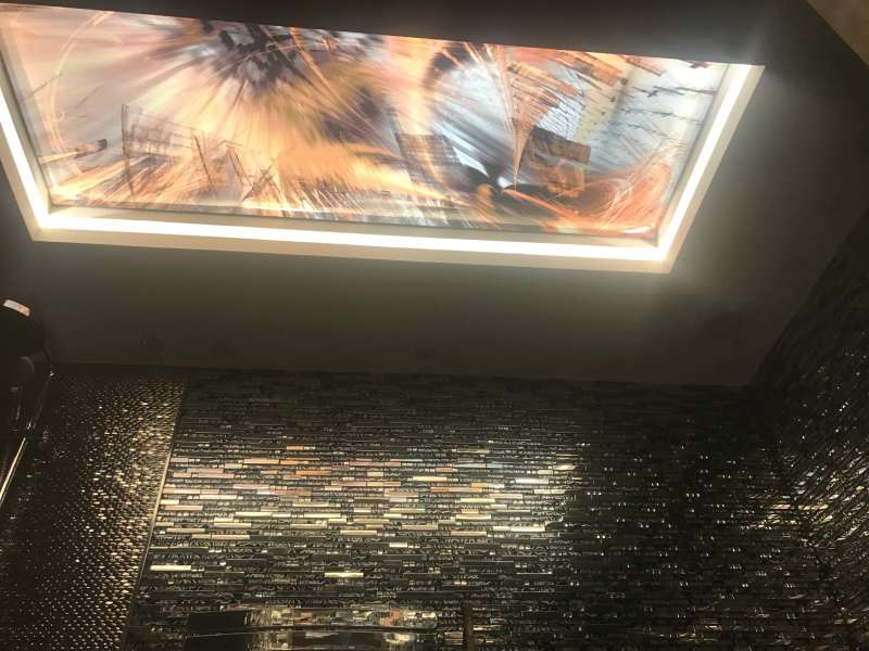 اجرای سقف کشسان چاپی