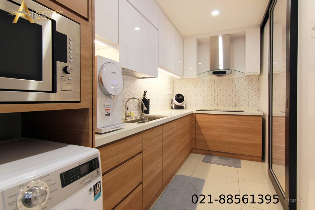 بهترین کابینت برای آشپزخانه باریک