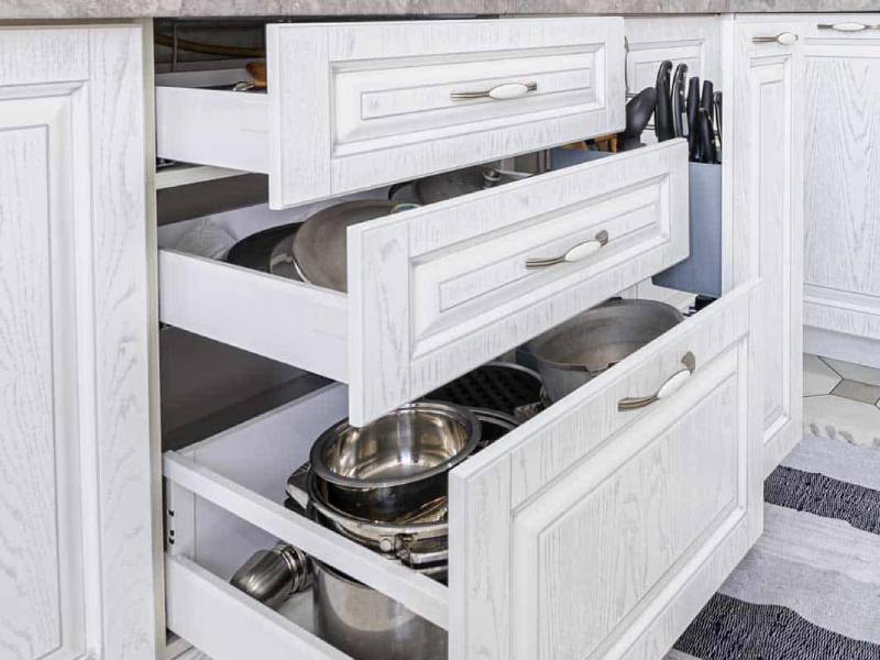 راهنمای انتخاب انواع کشو کابینت آشپزخانه