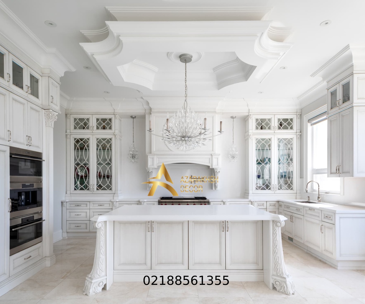سفارش کابینت ممبران سفید لوکس