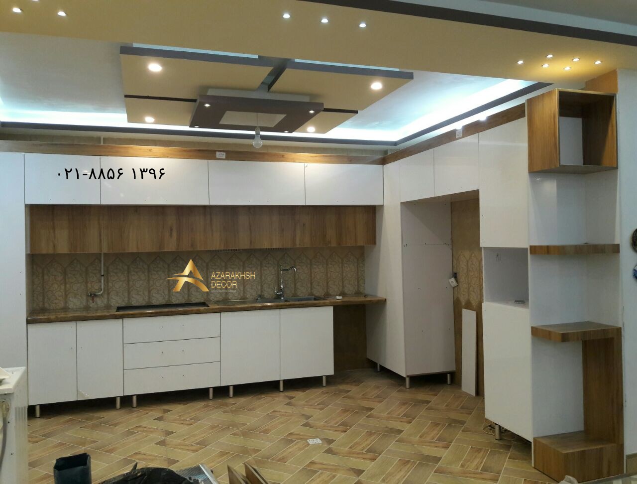 طراحی کابینت پله ای