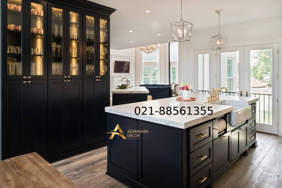 عکس کابینت مشکی ممبران
