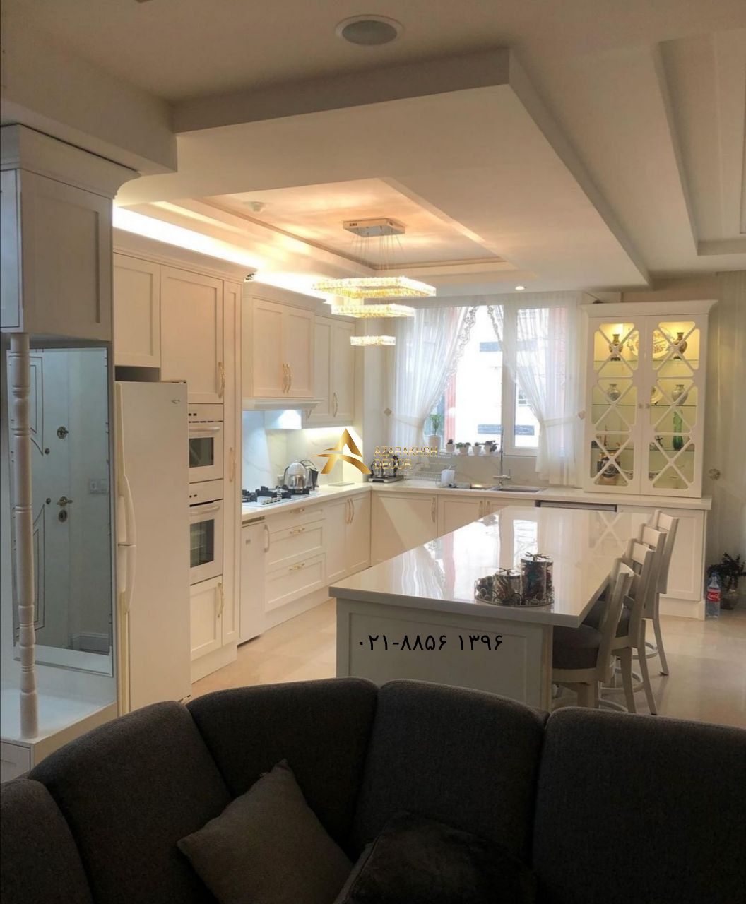 عکس کابینت پلی اورتان جدید
