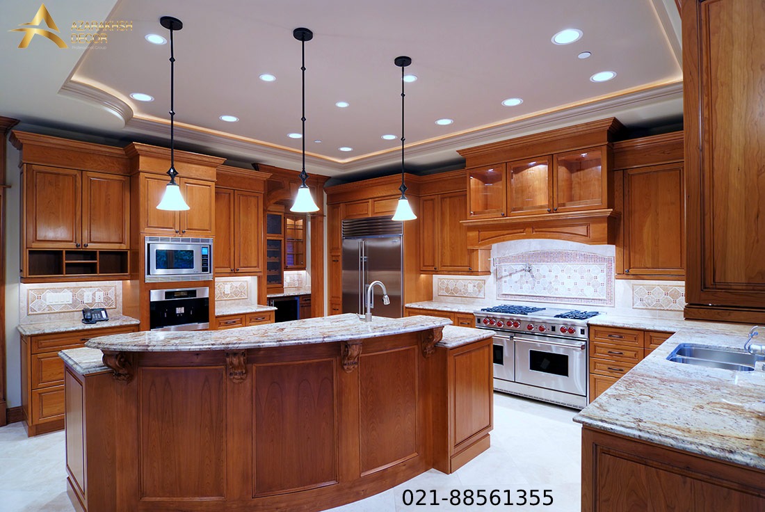 عکس کابینت چوبی