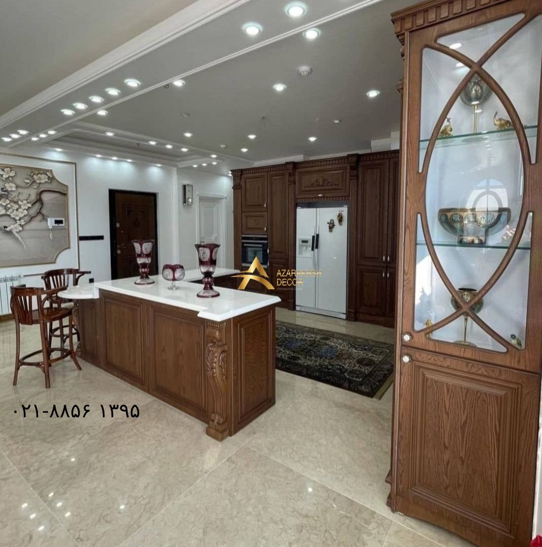 قیمت کابینت ممبران قهوه ای