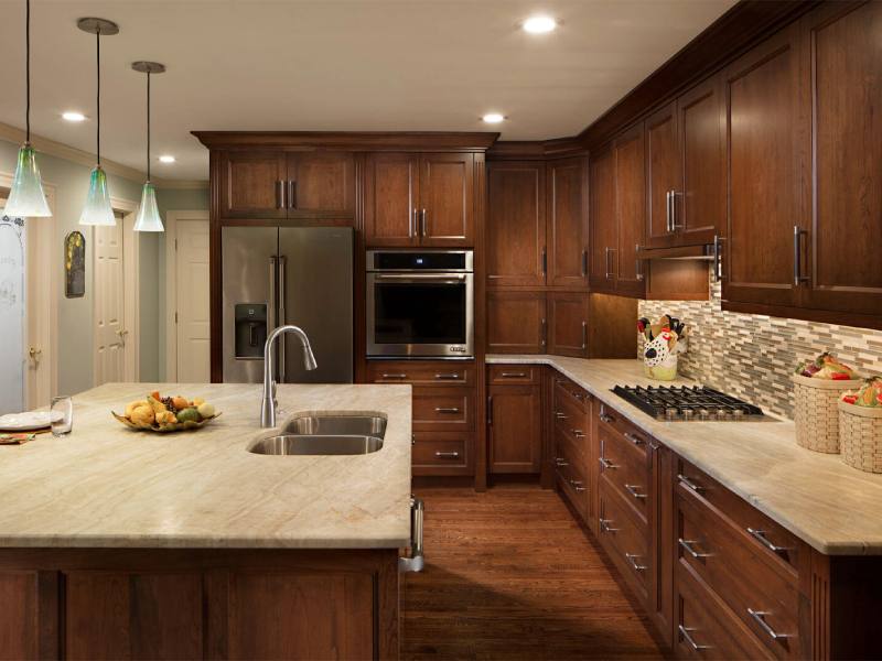 مدل جدید کابینت های روکش چوب
