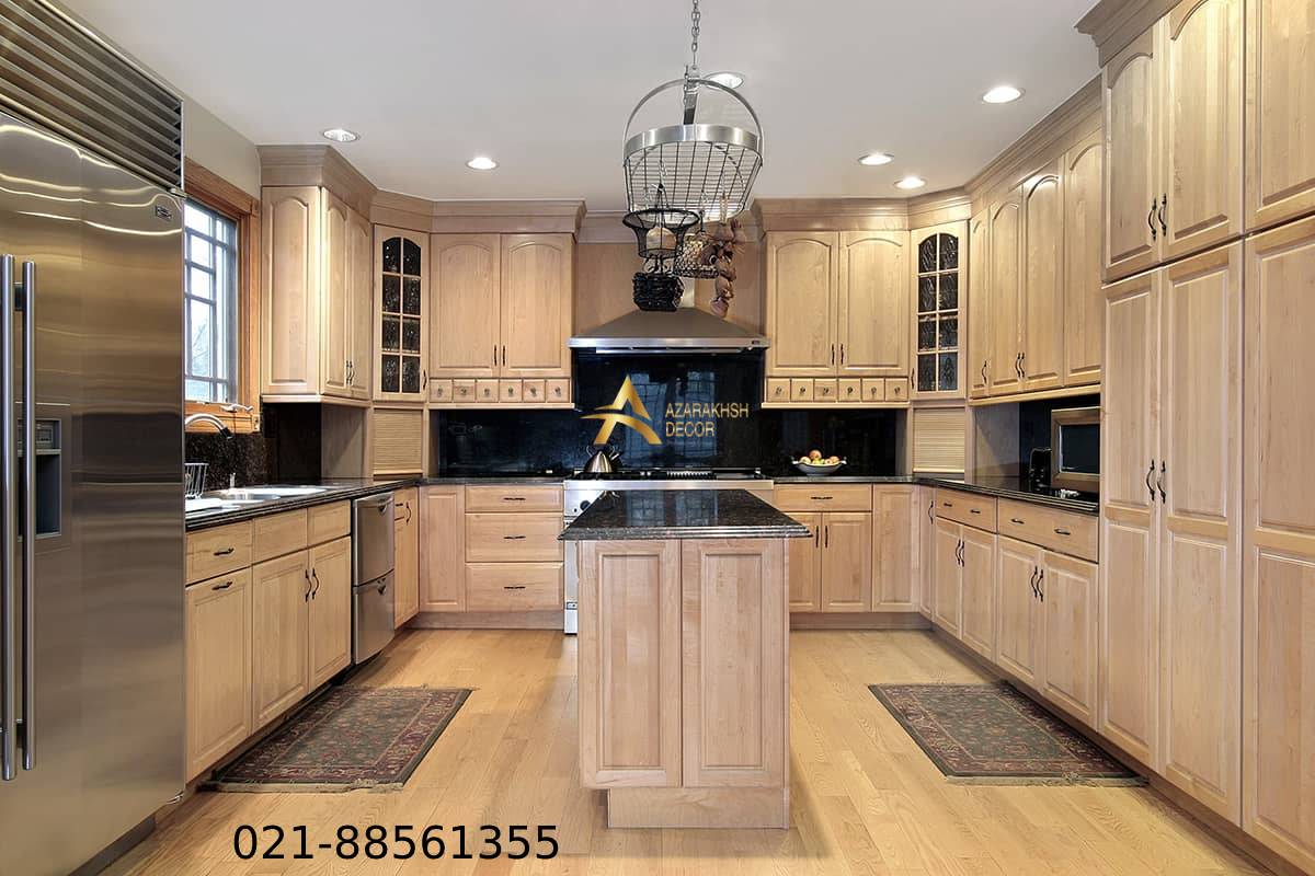 مدل جدید کابینت چوبی بلوط