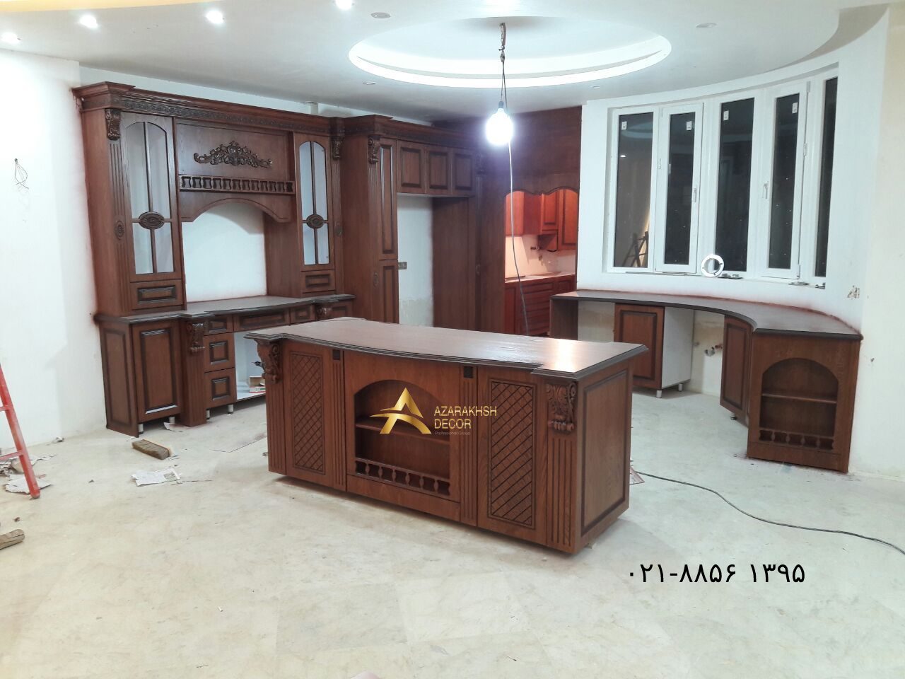 مدل کابینت چوب لوکس