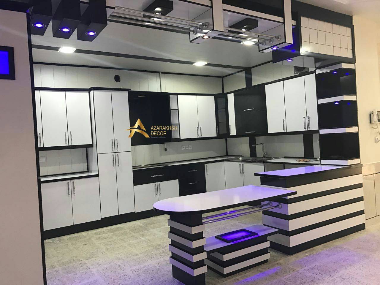 مزیت های کابینت های سفید مشکی