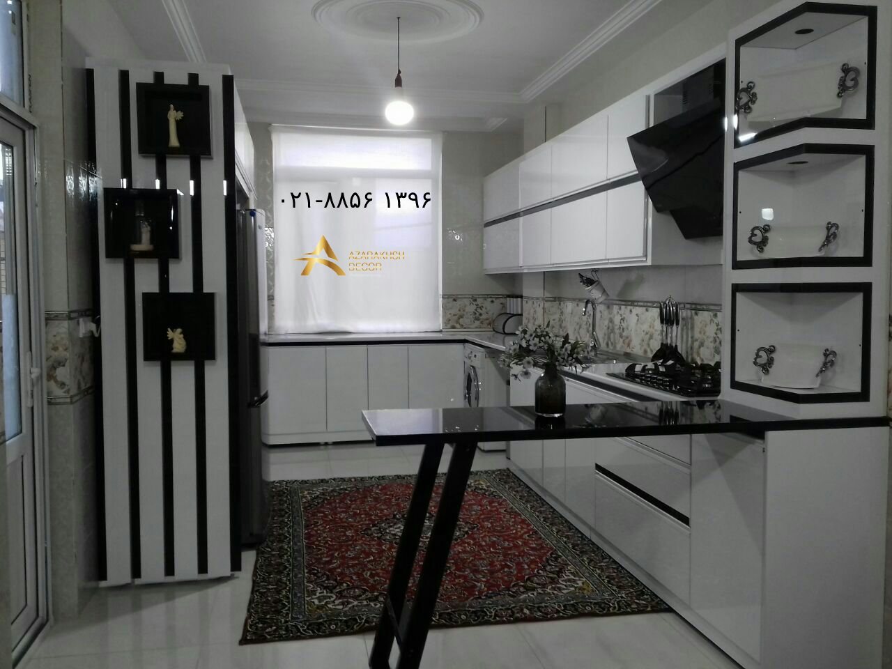 نمونه کار و مدل کابینت ساده آشپزخانه