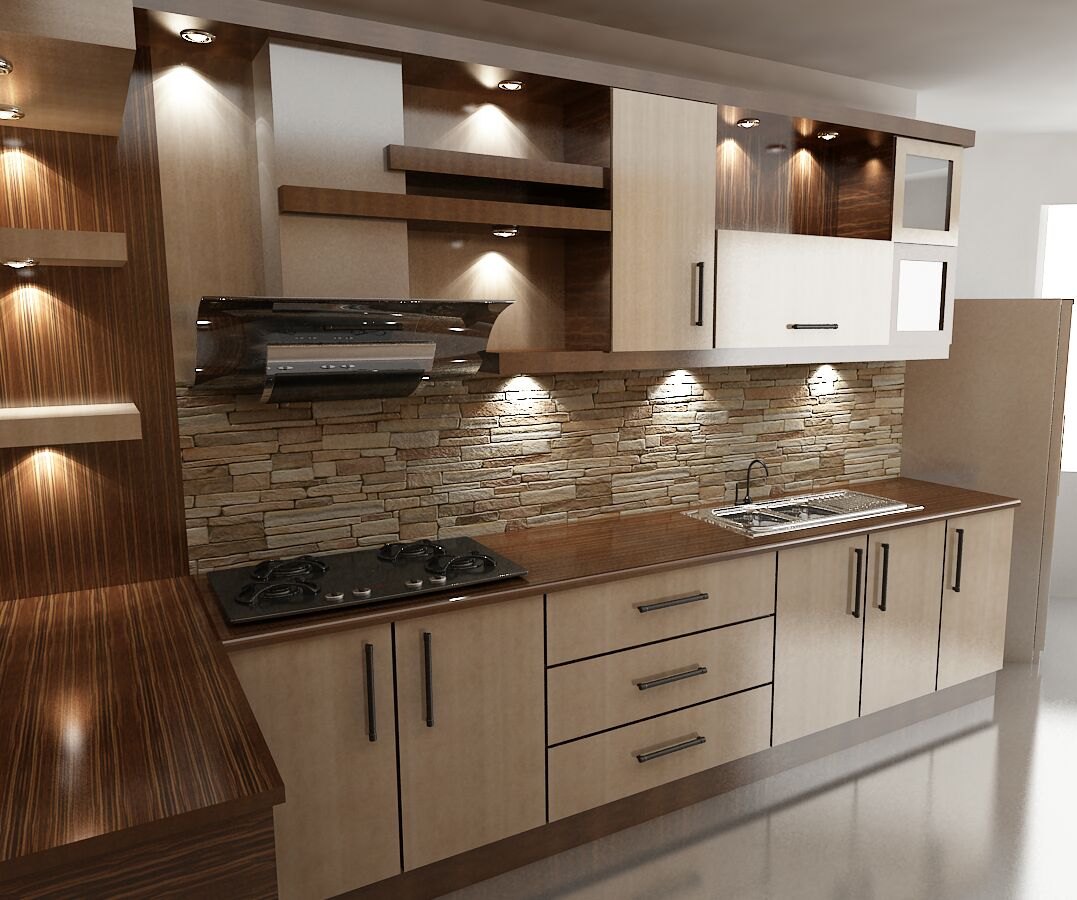 نمونه کار کابینت بژ