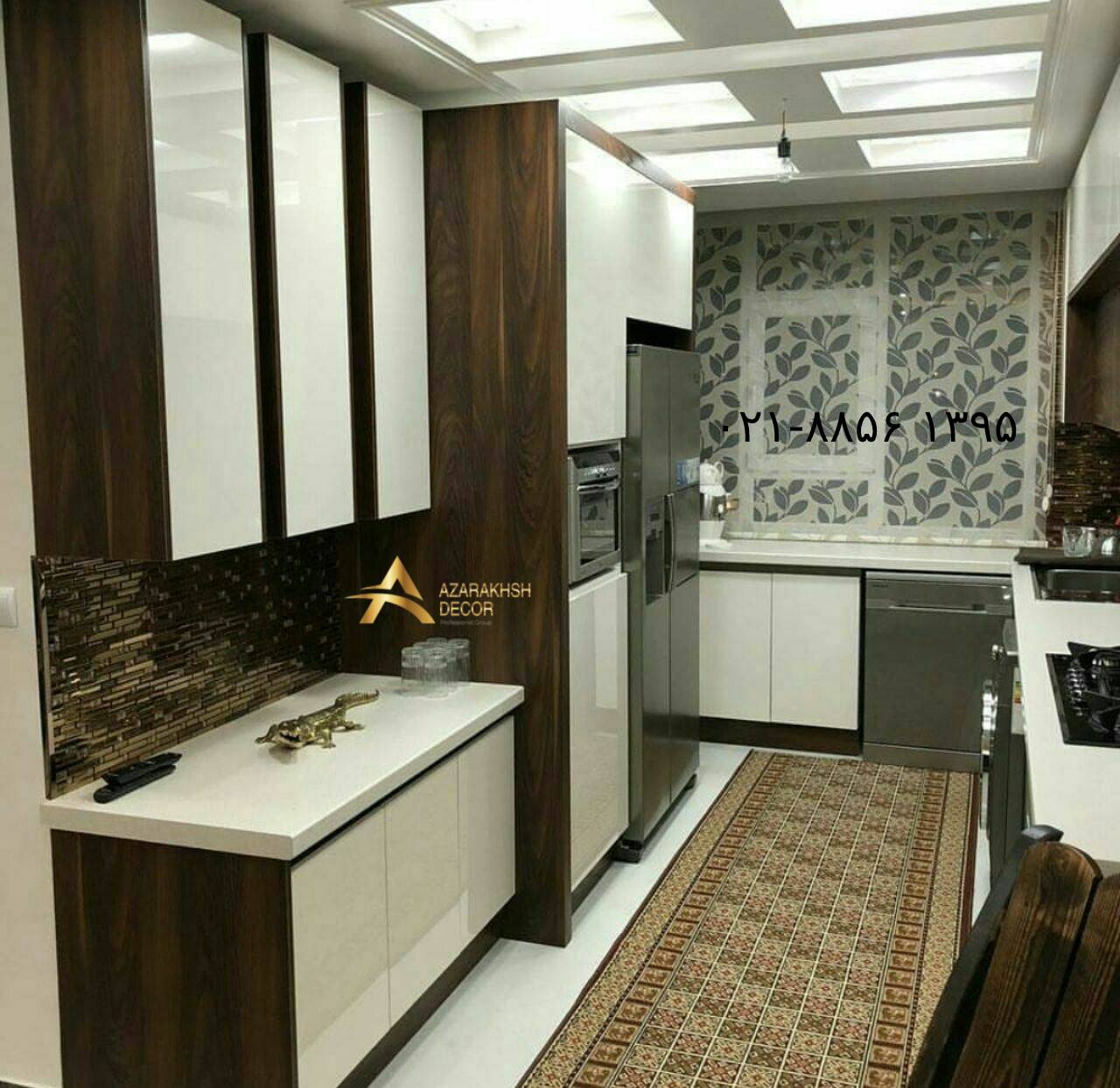 نمونه کار کابینت مدرن آشپزخانه