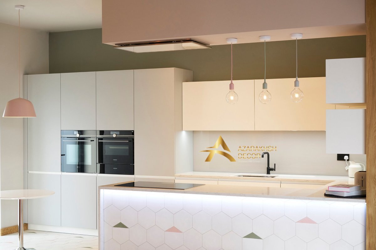 نمونه کار کابینت پلی گلاس آذرخش دکور