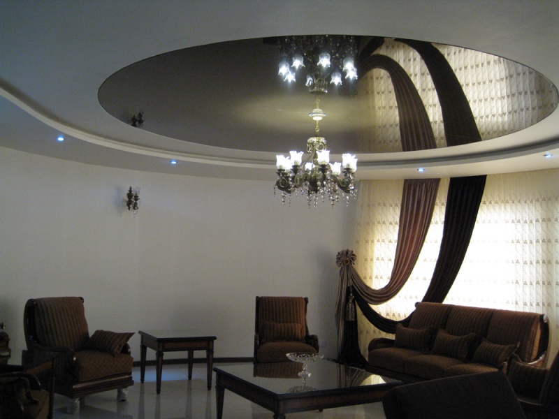 نورپردازی روکار در سقف کشسان