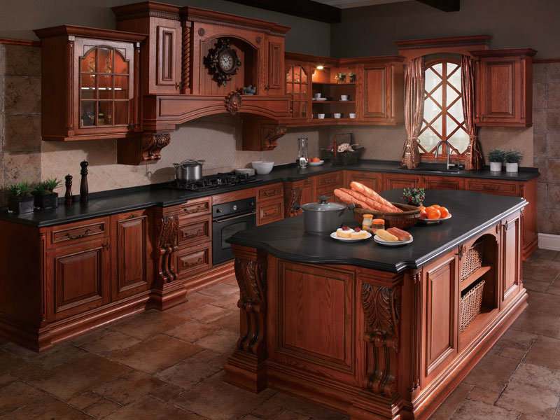کابینت روکش چوب سلطنتی