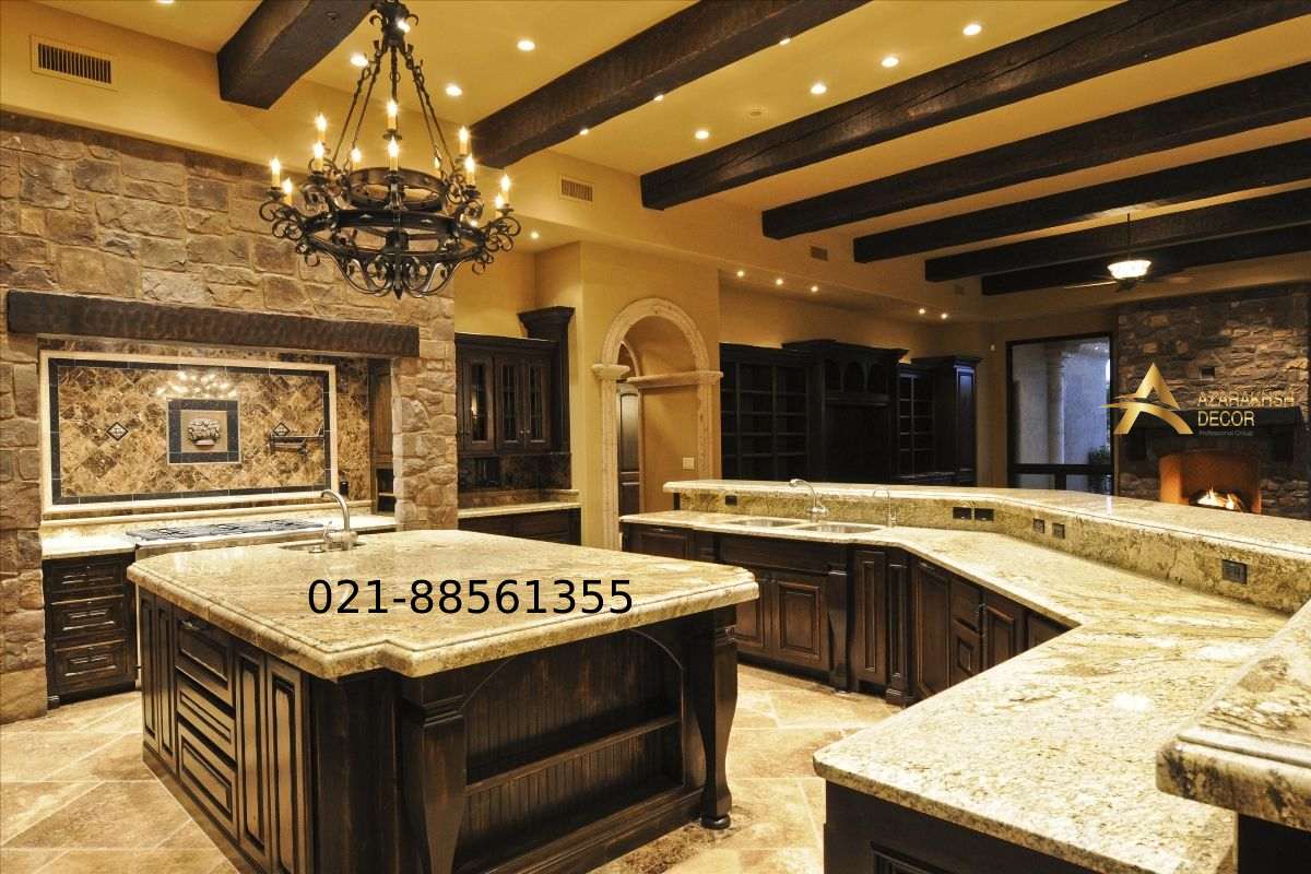 کابینت ممبران ویلا قهوه ای