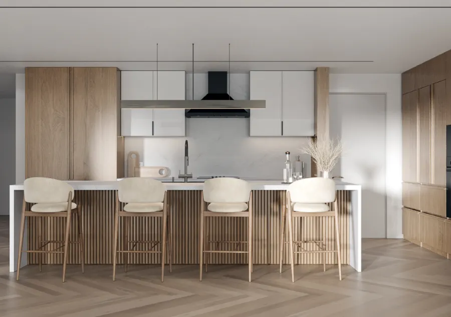 طرح های جدید کابینت آشپزخانه اسکاندیناوی 2026