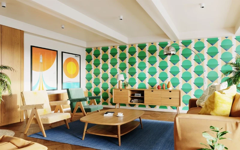 رنگ های کاغذ دیواری ترند 2025