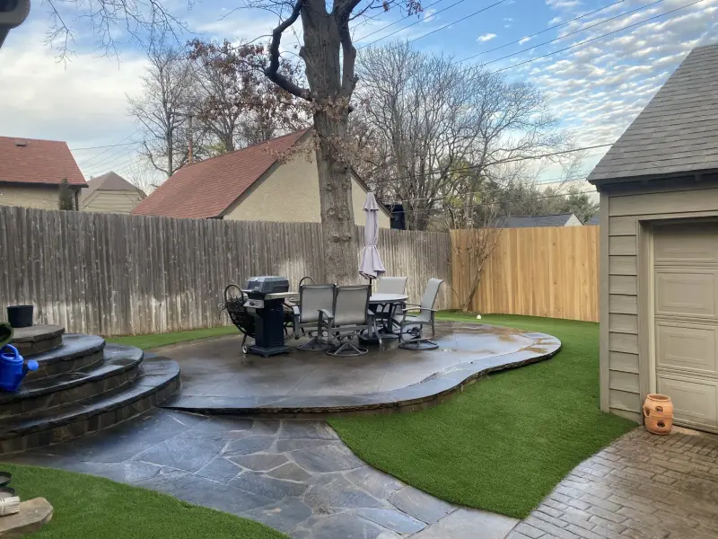 نحوه اجرا واش بتن و چمن