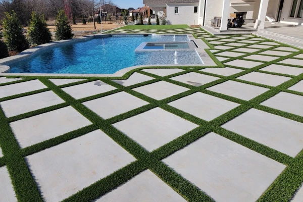 واش بتن با چمن